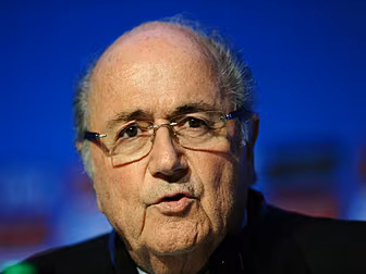 Blatter under medical evaluati...