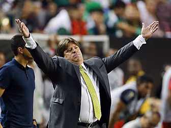 Mexico's manager shown the...