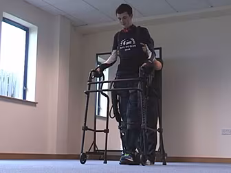 Racing charity builds exoskele...