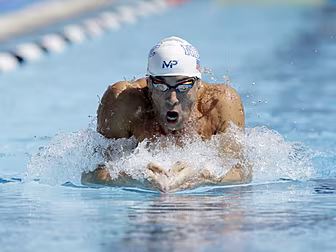 Is Michael Phelps back to his...