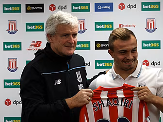 Shaqiri signing lands Stoke wi...