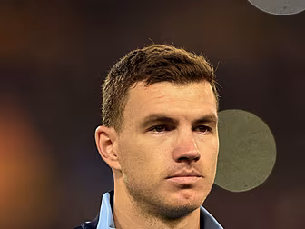 WATCH: Dzeko's already off...