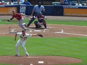 WATCH: Pitcher makes a behind...