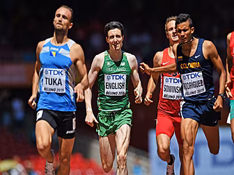 Irish Athletes in action in Be...