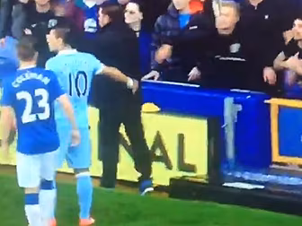 WATCH: Sergio Aguero stops Man...