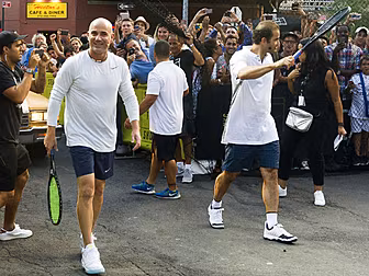 Pete Sampras and Andre Agassi...