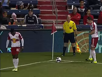 A trick play from a corner foo...