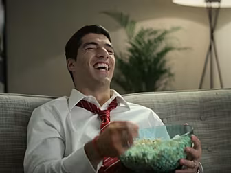 WATCH: Luis Suarez stars as a...