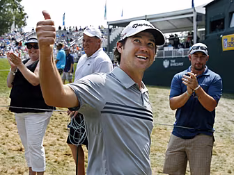 One players shoots TWO holes i...