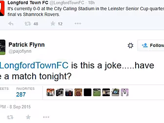 Did a Longford Town player foo...