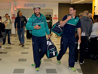 Ireland arrive in Wales ahead...