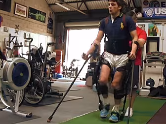 WATCH: A new bionic suit is he...