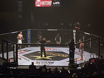 This MMA fighter was perhaps a...