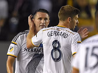 Keane and Gerrard score in LA...