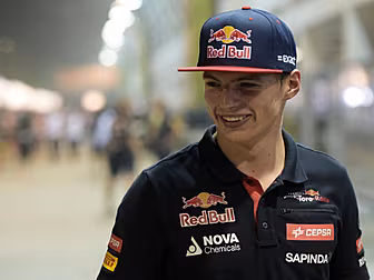 Teenager Verstappen parachuted...