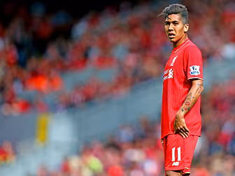 Man of the match Firmino was p...