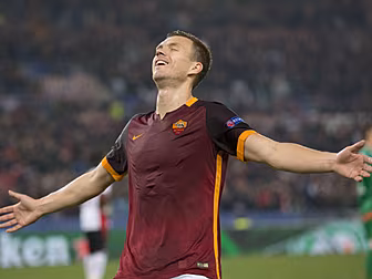 Bosnia's Dzeko and Pjanic...