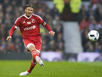 David Beckham replaced by his...