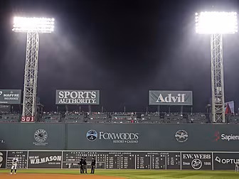 The iconic Fenway Park in Bost...