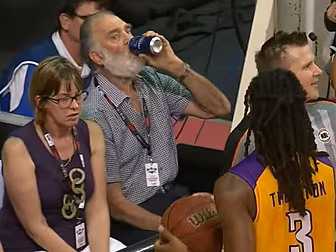 WATCH: Basketball fan gets thr...