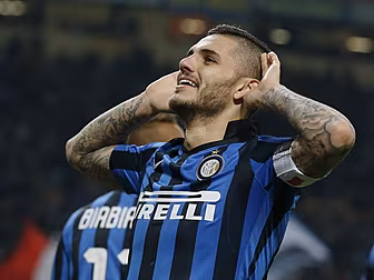 Inter's Mauro Icardi robbe...