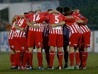 Sligo Rovers allow a fan to an...