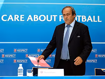 Platini hits out at "sleep...