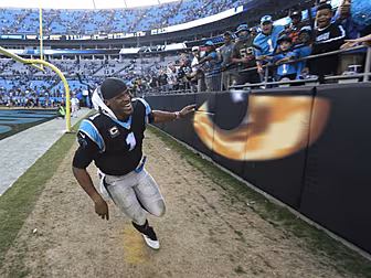 WATCH: Cam Newton celebrates t...
