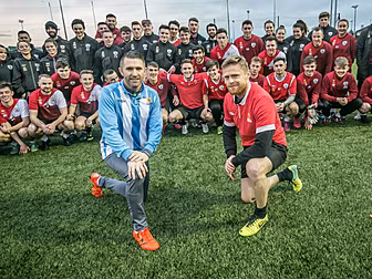 Robbie Keane and Damien Duff r...