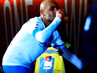 WATCH: Serie A player celebrat...