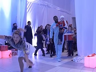 WATCH: Ice hockey player's...