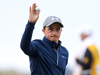 Eight birdies later, Paul Dunn...