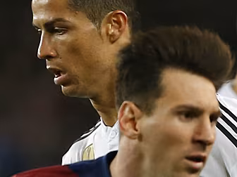 Argument over Messi and Ronald...