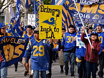 NFL's St Louis Rams are he...