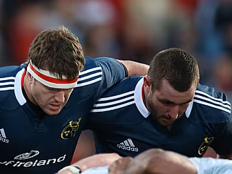 Munster tie down front row duo...