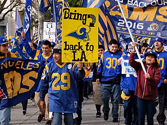 The NFL is to return to Los An...