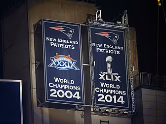 A Patriots fan got a SuperBowl...