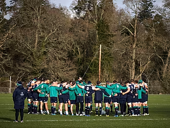 Garry Ringrose trains with Ire...