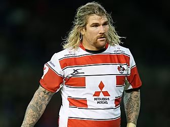 PIC: Richard Hibbard shows why...