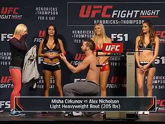 WATCH: MMA fighter proposes to...