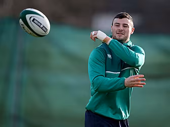 Robbie Henshaw reacts as his L...