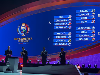 The draw for the Copa America...