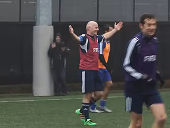 WATCH: Infantino plays against...