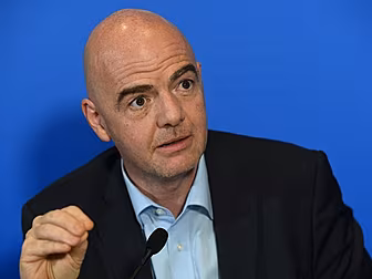 FIFA president Gianni Infantin...