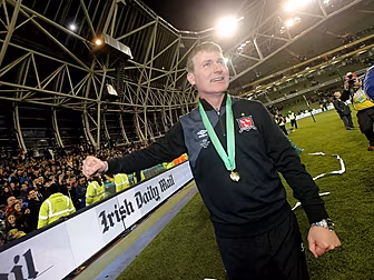 Dundalk manager Stephen Kenny...