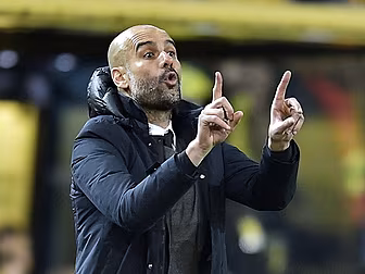 Watch: Pep Guardiola gets the...
