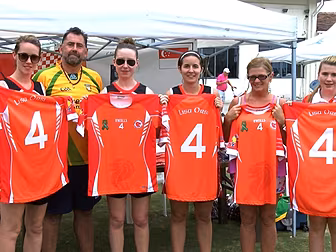 Friends use commemorative GAA...