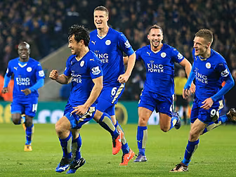 After 30 games, Leicester lead...