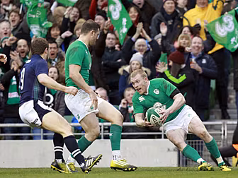Dominant Ireland dismiss Scott...
