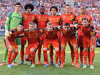 Belgian players pay their resp...